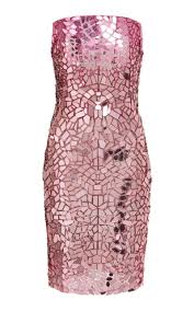 Mirror Embellished Strapless Cocktail Dress By Pamella Roland Moda Operandi In 2020 Cocktail Dress Dresses Strapless Cocktail Dresses