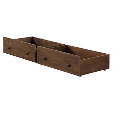 See donco trading co.'s products and suppliers. Donco Trading Company Kids Bed Components 505 Bgl Dual Underbed Drawers Brown Glaze Underbed Storage Drawer From Al S Furniture Denton Texas