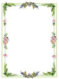 fresh flower plant border flower background wallpaper flower frame flower border