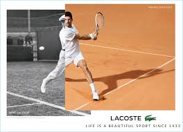 Discover our collections on the official lacoste online store: Novak Djokovic 2017 Lacoste Campaign The Fashionisto