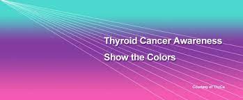 Blue, pink, and teal doctors will diagnose an estimated 53,990 new cases of thyroid cancer in 2018, according to the american cancer society. Thyca Inc Why Do We Represent Thyroid Cancer With Facebook
