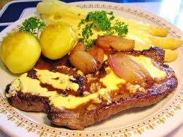 Rindersteak Mit Knoblauch Und Hollandaise Spargel Rezept Rezept Rezepte Spargel Rezepte Essen Und Trinken