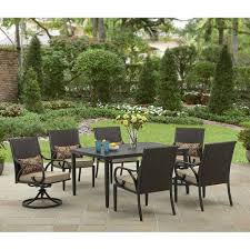 Better Homes And Gardens Layton Ridge 7 Piece Patio Dining Set Walmart Com Landshaft