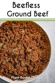 Meatless Crumbles Recipe In 2021 Vegan Ground Beef Beef Crumble Recipe Vegan Beef