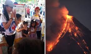 Thousands of people have fled mount mayon volcano as fears mount of a major eruption in the philippines. Mayon Volcano Eruption Fears Of Disease Spreading As 75k Evacuated From Danger Zone World News Express Co Uk