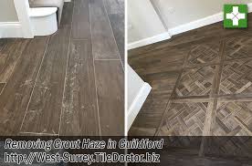 Sealants cleaning products for your floor and much more, … Removing Polymer Grout Haze From Wood Effect Ceramic Tiles In Guildford West Surrey Tile Doctor