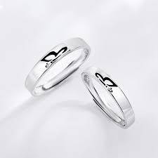 Matching eternal love promise rings with necklaces. 1 Pair Butterfly Couples Rings Size Adjustable 925 Sterling Silver 2 In 1 Matching Rings High Polished Band Wedding Engagement Promise Love Ring For Women Men Shopee Philippines