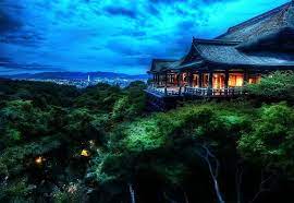 The Treetop Temple Protects Kyoto Nature Desktop Wallpaper Beautiful Landscape Wallpaper Nature Desktop