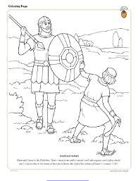 Family Home Evenings And More Sunday School Coloring Pages Bible Coloring Pages David And Goliath