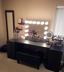 Best Ideas For Makeup Tutorials Picture Description You Can Choose Corner Diy Vanity Table Too It Vanity Desk With Lights Diy Vanity Mirror Black Vanity Desk