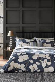 Duvet cover royal dark blue. Buy Harlequin Kienze Floral Cotton Duvet Cover From The Fitforhealth Online Shop