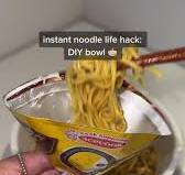Instant Noodle Hack: Creative Bowl & Spoon Tutorial