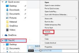 Cara memformat kartu sd di laptop windows. How To Erase And Format Cd Or Dvd In Windows 10 Easeus
