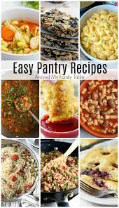 Easy Pantry Recipes In 2021 Recipes Food Pantry Pantry Challenge Recipes
