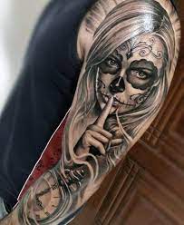 Catrina tattoos present an excellent way to immortalize the most famous icon associated with mexico's infamous day of the dead. 50 La Catrina Tattoo Designs For Men Mexican Ink Ideas