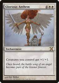 Glorious Anthem Magic The Gathering Cards Magic Cards Magic The Gathering