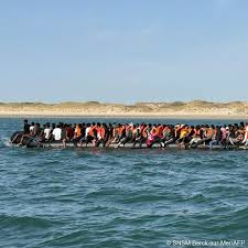 📷The journey of the latest 'mega dinghy', which carried 230 migrants to UK  waters from France earlier this week, is documented here in photos.  According to the French authorities, the dinghy was