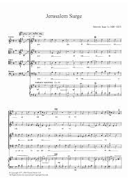 Download Heinrich Isaac "Jerusalem Surge" Sheet Music for SATB Choir