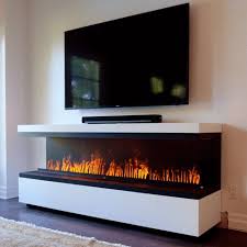 Handy, attractive and versatile, these outdoor electric fireplaces have all the perks of a traditional fireplace, without the smoke or mess. Dimplex Opti V Duet 54 Inch Virtual Electric Fireplace Vf5452l In 2021 Electronics Fireplace Built In Electric Fireplace Electric Fireplace