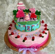 La Buona Cucina Di Katty Torta Nonna Pig E Peppa Pig Per Il Loro Compleanno Torte Torte Di Compleanno Peppa