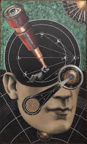 New Large Scale Collage Retro Future Man Working Title 21 5in W X 35 5in H Mixed Media Collage On Discarded Co Retro Futurism Retro Futurism Art Futurism Art