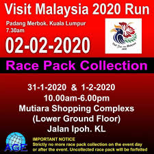Visit Malaysia 2020 Run Ticket2u