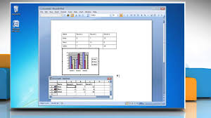 How To Make A Line Graph From A Table In Word 2007