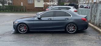 Every used car for sale comes with a free carfax report. 2015 Mercedes Benz C300 4matic With 19x8 5 Niche Misano And Michelin 235x35 On Lowering Springs 998353 Fitment Industries