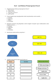 Sebuah prosedur langkah demi langkah yang pasti untuk. Soal Pemrograman Pascal 1 Worksheet