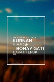  Raos Kutang Kutang Bali