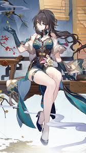 honkai: star rail, honkai (series), ruan mei (honkai: star rail), bare  legs, branch - Anime R34