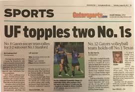 The entire go gators spirit will never cease to keep you pumped up and the football fever is amazing! Gators Soccer On Twitter This Morning S Gainesvillesun Sports Headline Https T Co Kk7v3nnkwf Https T Co Irpoypdsb3 Gatorsvb Wechomp Https T Co Uvul8pdh5s