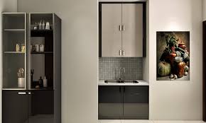 It's perfect for those living in small homes or even apartments who need a 'temporary' storage for food. Modular Kitchen Pantry Cabinet Design Ideas Design Cafe