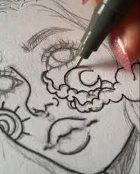 Daily Dose Of Sketching On Instagram Do You Like The Process Credit Art Cgi Follow Us Sketch Dailydose F Cool Art Drawings Art Block Instagram Art