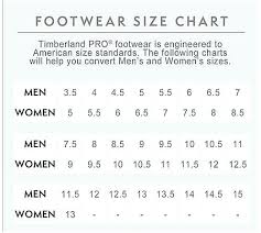 66 Genuine Work Boot Size Chart