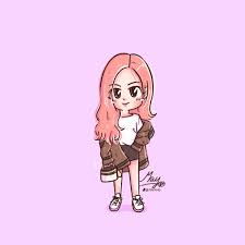 Mayko Mayko45 Twitter Black Pink Kpop Cute Cartoon Wallpapers Cute Drawings