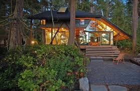 To spend a leisurely weekend lounging on the beach of. Holiday Home Of The Week A Glass Cabin In Washington State
