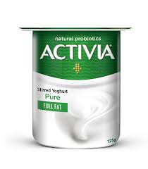 Kefir and yogurt are both types of fermented dairy products that contain healthful probiotics. Activia Arabia