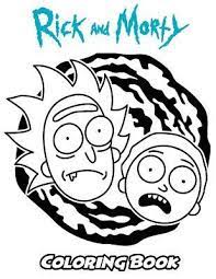 800x719 coloring pages rick and morty fancy autumn. Rick And Morty Coloring Book Alexa Ivazewa 9781729519325