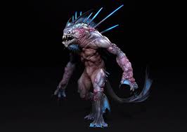 Skelf Kurt Papstein Fantasy Monster Alien Concept Art Fantasy Creatures