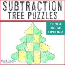 Hill street studios/getty images think through math (ttm) is an interactive online mathematics program designed for students. Subtraction Christmas Tree Math Project No Prep December Activities Hojo S Teaching Adventures Llc