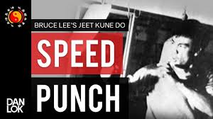 bruce lees speed punching exercise punching paper