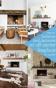Decorating Around An Off Center Non Functional Fireplace Off Center Fireplace Fireplace Modern Design Brick Fireplace