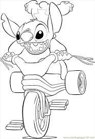 They are printable lilo and stitch coloring pages for kids. Stitch Bike Coloring Page For Kids Free Bikes Printable Coloring Pages Online For Kids Coloringpages101 Com Coloring Pages For Kids