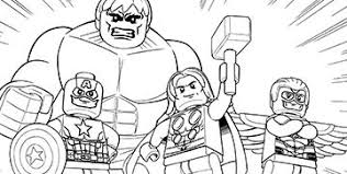 Printable colouring book for kids 6. Avengers Lego Para Colorear Imagenes Y Dibujos Para Colorear