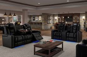 Octane Mega Power Headrest Reclining Sofa And Loveseat Set Black Bonded Leather Hidden Storage Lights See more ideas about reclining sofa, recliner and sofa.