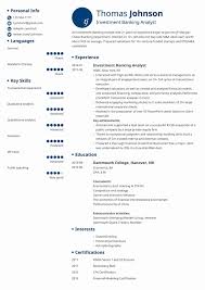Experienced Investment Banking Resume Unique Sample Investment Banking Resume Templates Analyst Pdf