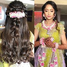 Are you blessed with long tresses? Wedding Hairstyle Ideas For Mehndi Sangeet Wedding Reception Bridal Look Wedding Blog