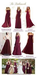 Burgundy And Gold Wedding Inspiration And Ideas Merlot Bridesmaid Dresses Pretty Wedding Dresses Maroon Bridesmaid Dresses
