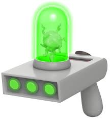 Rick and morty rely on their trusty portal gun to travel between dimensions, and now you can bring the adventure to your bookshelf with these rick and morty bookends that feature the space and time traveling duo running through dimensions via a portal. Portal Gun Rick And Morty Partyspiel Emp